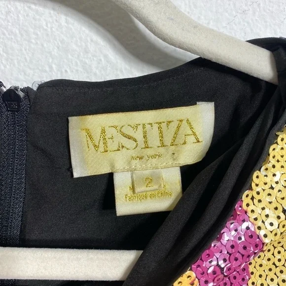 Mestiza rainbow sequin stripe dress - Picture 6 of 6